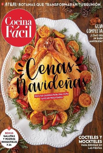 Revista Cocina Fácil México Diciembre 2024 pdf